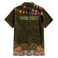 Personalized Mexico Cinco De Mayo Family Matching Short Sleeve Bodycon Dress and Hawaiian Shirt Chilli Pepper and Cactus