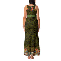 Personalized Mexico Cinco De Mayo Family Matching Tank Maxi Dress and Hawaiian Shirt Chilli Pepper and Cactus