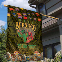 Personalized Mexico Cinco De Mayo Garden Flag Chilli Pepper and Cactus