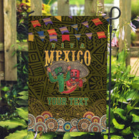 Personalized Mexico Cinco De Mayo Garden Flag Chilli Pepper and Cactus