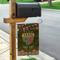 Personalized Mexico Cinco De Mayo Garden Flag Chilli Pepper and Cactus