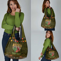 Personalized Mexico Cinco De Mayo Grocery Bag Chilli Pepper and Cactus