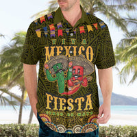Personalized Mexico Cinco De Mayo Hawaiian Shirt Chilli Pepper and Cactus