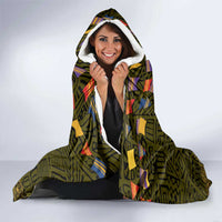 Personalized Mexico Cinco De Mayo Hooded Blanket Chilli Pepper and Cactus
