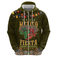 Personalized Mexico Cinco De Mayo Hoodie Chilli Pepper and Cactus