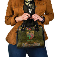 Personalized Mexico Cinco De Mayo Shoulder Handbag Chilli Pepper and Cactus