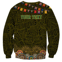 Personalized Mexico Cinco De Mayo Sweatshirt Chilli Pepper and Cactus