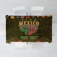 Personalized Mexico Cinco De Mayo Tablecloth Chilli Pepper and Cactus