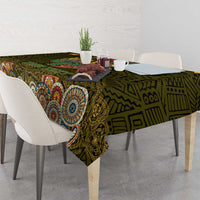 Personalized Mexico Cinco De Mayo Tablecloth Chilli Pepper and Cactus