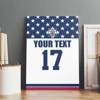 Custom USA Ice Hockey Canvas Wall Art Sporty Style Go Champions