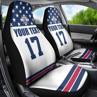 Custom USA Ice Hockey Car Seat Cover Sporty Style Go Champions