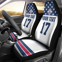 Custom USA Ice Hockey Car Seat Cover Sporty Style Go Champions