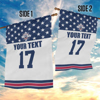 Custom USA Ice Hockey Garden Flag Sporty Style Go Champions