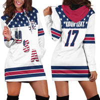 Custom USA Ice Hockey Hoodie Dress Sporty Style Go Champions