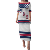 Custom USA Ice Hockey Puletasi Sporty Style Go Champions