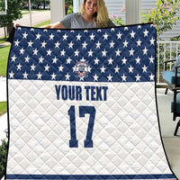 Custom USA Ice Hockey Quilt Sporty Style Go Champions