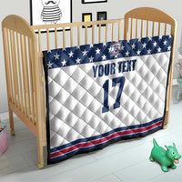 Custom USA Ice Hockey Quilt Sporty Style Go Champions