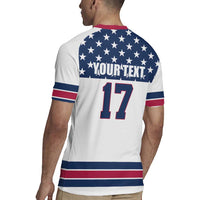 Custom USA Ice Hockey Rugby Jersey Sporty Style Go Champions
