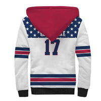 Custom USA Ice Hockey Sherpa Hoodie Sporty Style Go Champions
