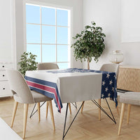 Custom USA Ice Hockey Tablecloth Sporty Style Go Champions