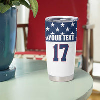 Custom USA Ice Hockey Tumbler Cup Sporty Style Go Champions