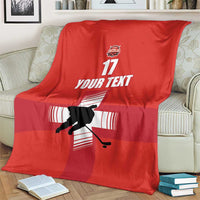 Custom Switzerland Ice Hockey Blanket La Nati Go Champions