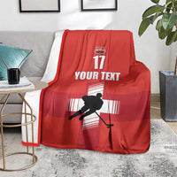 Custom Switzerland Ice Hockey Blanket La Nati Go Champions