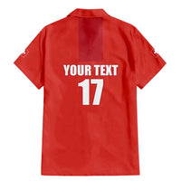 Custom Switzerland Ice Hockey Family Matching Mermaid Dress and Hawaiian Shirt La Nati Go Champions