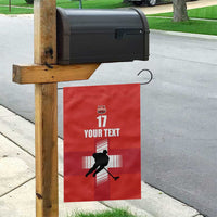 Custom Switzerland Ice Hockey Garden Flag La Nati Go Champions