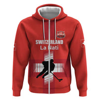Custom Switzerland Ice Hockey Hoodie La Nati Go Champions