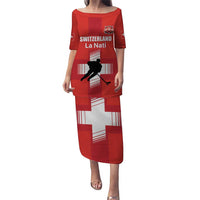 Custom Switzerland Ice Hockey Puletasi La Nati Go Champions