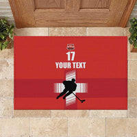 Custom Switzerland Ice Hockey Rubber Doormat La Nati Go Champions