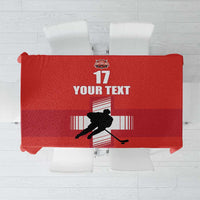 Custom Switzerland Ice Hockey Tablecloth La Nati Go Champions