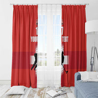 Custom Switzerland Ice Hockey Window Curtain La Nati Go Champions