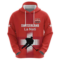 Custom Switzerland Ice Hockey Zip Hoodie La Nati Go Champions