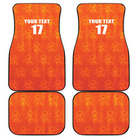 Custom Netherlands Football Car Mats Oranje Go Champions