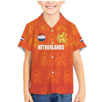 Custom Netherlands Football Family Matching Mermaid Dress and Hawaiian Shirt Oranje Go Champions