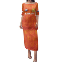 Custom Netherlands Football Family Matching Puletasi and Hawaiian Shirt Oranje Go Champions