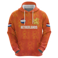 Custom Netherlands Football Hoodie Oranje Go Champions