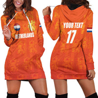 Custom Netherlands Football Hoodie Dress Oranje Go Champions