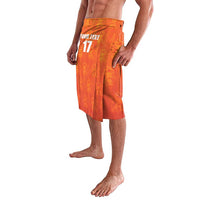 Custom Netherlands Football Lavalava Oranje Go Champions