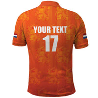 Custom Netherlands Football Polo Shirt Oranje Go Champions