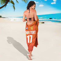 Custom Netherlands Football Sarong Oranje Go Champions