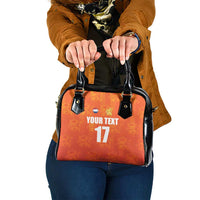 Custom Netherlands Football Shoulder Handbag Oranje Go Champions