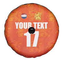 Custom Netherlands Football Spare Tire Cover Oranje Go Champions