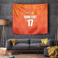 Custom Netherlands Football Tapestry Oranje Go Champions