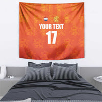 Custom Netherlands Football Tapestry Oranje Go Champions