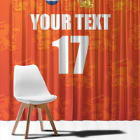 Custom Netherlands Football Window Curtain Oranje Go Champions