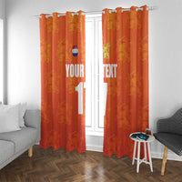 Custom Netherlands Football Window Curtain Oranje Go Champions