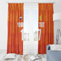 Custom Netherlands Football Window Curtain Oranje Go Champions